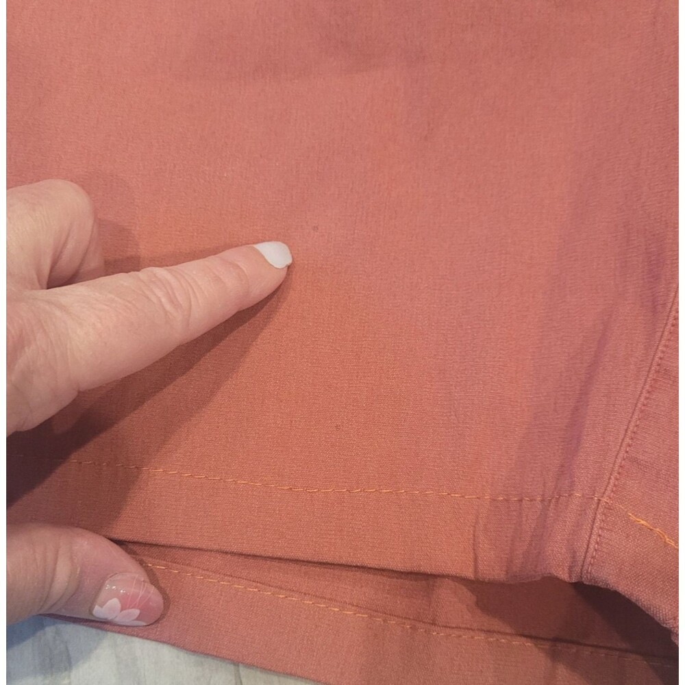 Lululemon Men's Bowline Short 5" Stretch Ripstop Shorts Size M Rust Pockets - Picture 7 of 8